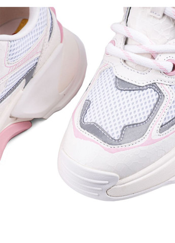 Білі всесезонні жіночі кросівки xh2199-232l срібний шкіра MIRATON
