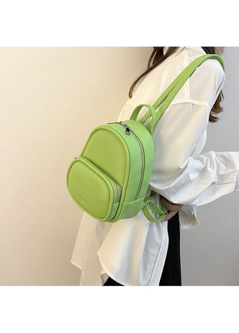 Женский маленький рюкзак 3265 зеленый салатовый No Brand (349442196)