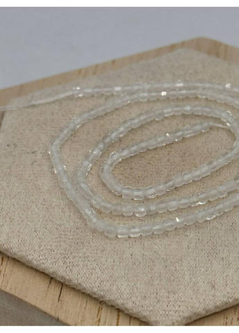 Кварц на нитці без застібки 2*2 мм 40 см Безбарвний No Brand (363829858)