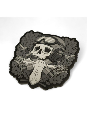 ПВХ Патч (шеврон) "Призрачный Танкист", Shadow Grey Vik-Tailor (355245734)