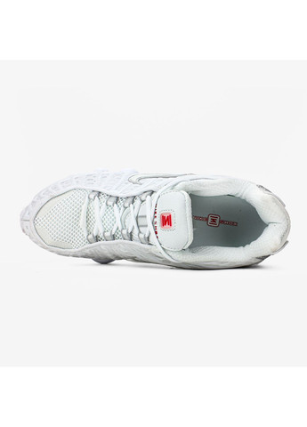 Білі Осінні кросівки чоловічі і жіночі nike shox tl white | найк шокс тл білі No Brand