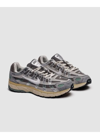 Комбіновані кросівки чоловічі nike p-6000 flat pewter найк п-6000 демісезон No Brand