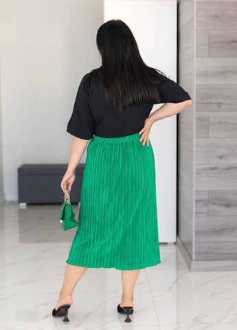 Спідниця-міді плісе з високою талією No Brand (343274119)