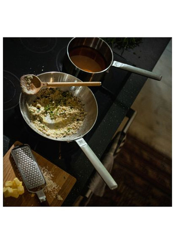 Сковорода (1067630) Fiskars Вок Norden 28 см без покриття (369881077)