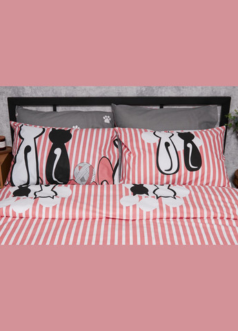 Комплект постельного белья Бязь Gold Люкс семейный 143х210х2 наволочки 2х70х70 (MS-820003247) Moon&Star Cat (288043490)