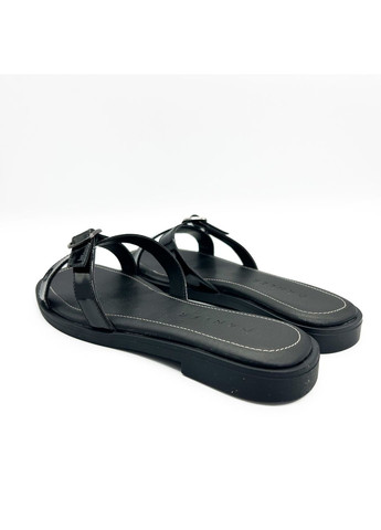 Черные шлепанцы (р) наплак 0-1-1-386-02 Danler