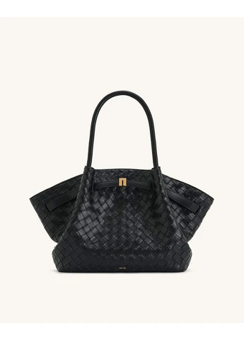Сумка Hana Medium Weave Texture Tote Bag Black BB2025BG119200JWP JW PEI (398076864)