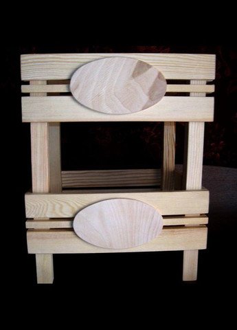 Стелаж для овочів і фруктів з дерева Елдер бланже (ЯХТ-000801) No Brand (327847406)