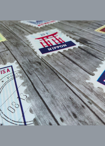 Самоклеющаяся 3D панель 700х700х4мм Почтовые марки (091) SW-00001152 Sticker Wall (327088999)