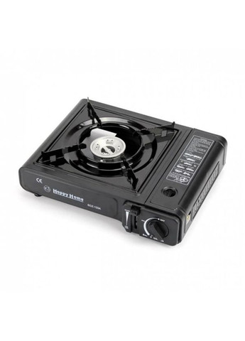 Портативна туристична газова плита з п'єзопідпалом BDZ-155-A/1021 з пластиковим кейсом + адаптер під балон Happy Home (323483293)