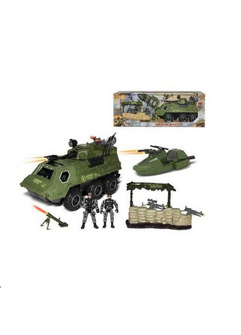 Игровой набор "Военный набор". 6 элементов, БТР, лодка, 2 солдатика, аксессуары Hanwei Toys (288137981)
