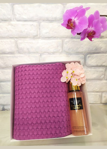 Подарунковий набір, подарунок для жінки комплект рушників, тюрбан та міст Victoria's Secret, мильні квіти (5743-2163) No Brand (298051946)