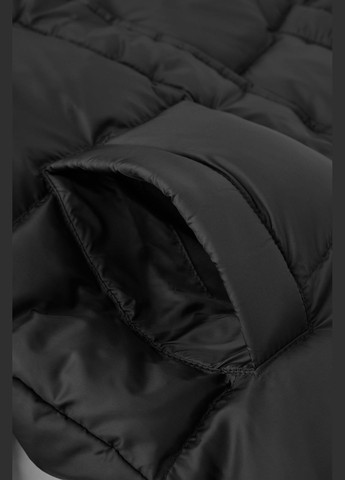 Чорна зимня зимова куртка для дівчинки чорна 0562720800 Zara