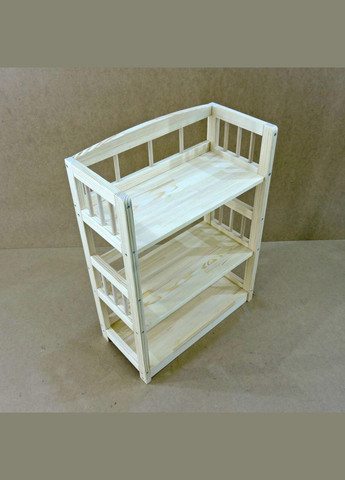 Этажерка разборная из дерева Лондон 3 бланже (МЕБ-0009301) No Brand (327868142)