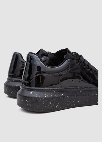 Чорні кеди жіночі лакові -4 Cubus 248R102