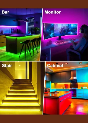 Moriacc Led Strip Light для телевізора, 4M світлодіодні світильники для ТВ, Amazon, Німеччина No Brand (393254873)