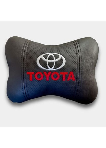 Подушка на підголівник метелик в авто Тойота біла вишивка — 081 Toyota (365728862)