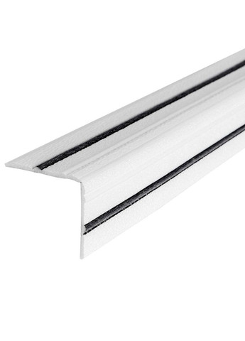 Плинтус РР самоклеящийся 2300х140х4мм Белый с черной полоской (D) SW-00001810 Sticker Wall (357207347)