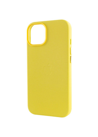 Кожаный чехол Leather Case (AA) with MagSafe для Apple iPhone 14 (6.1") Epik (295132222)