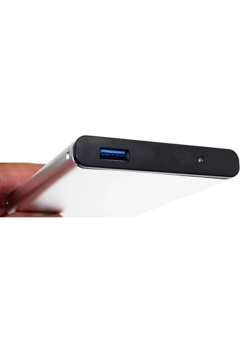 Зовнішня кишеня Rocketek для HDD/SSD 2.5" SATA III на USB 3.0 Алюмінієвий, срібний No Brand (299766837)
