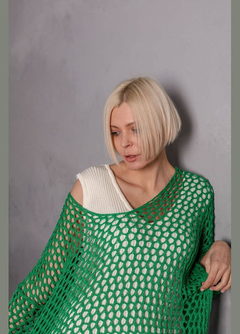 Подовжена туніка-сітка з бавовняної пряжі (2097) Triko Bakh (334710313)