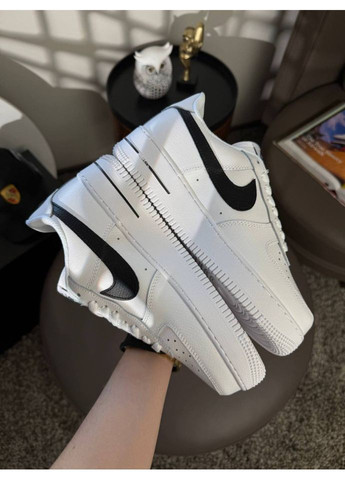 Кроссовки White Black No Brand Air Force 1 '07 чёрно-белые (383788856)