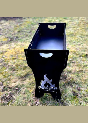 Мангал розбірний високий преміум 8, 10, 12 шампурів Boro (364488124)