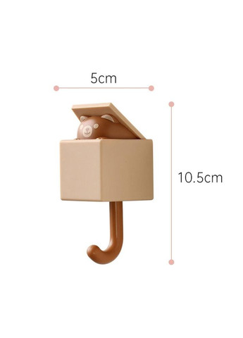 Оригинальный настенный крючок с медведем в коробочке (TA0025_3) No Brand (316026758)