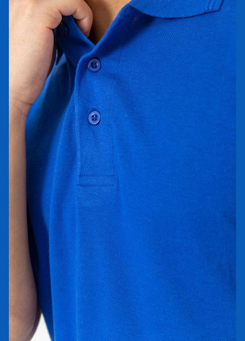 Светло-синяя поло мужское однотонное 244r015 с коротким рукавом Ager