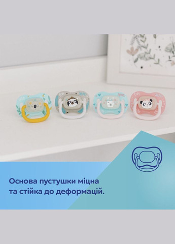 Силиконовая симметричная пустышка Exotic Лама, голубой с розовым, 6-18 мес. () Canpol Babies 34/921_lama (328395309)