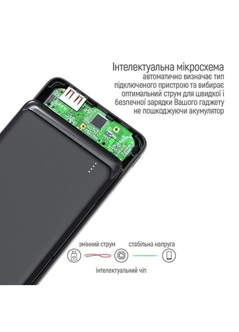 Универсальная мобильная батарея Slim PD 10000mAh Black (CW-PB100LPG3BK-PD) Colorway (394451165)