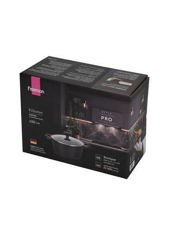 Кастрюля с крышкой Evolution 4,3л 14581 Fissman (322873037)