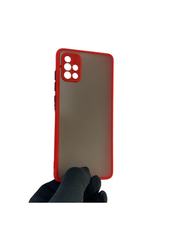 Чохол для телефона Galaxy A51 (SM-A515F) з високими бортами із захистом камери на самсунг а51 червоний Samsung (366233797)