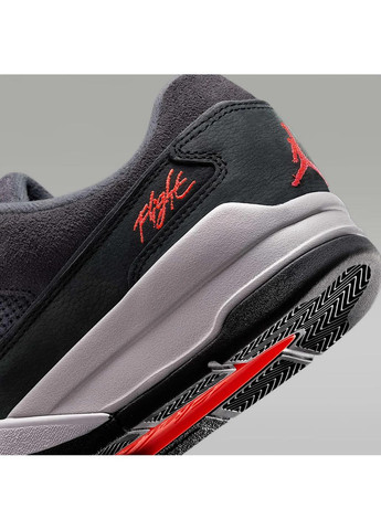 Серые демисезонные кроссовки мужские flight court grey (hf3255-003) Jordan