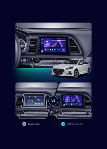 Штатна магнітола для Hyundai Sonata VII (LF) Рестайлінг 2017-2019 екран 9" 2/32Gb/4G/ Wi-Fi Premi 16 шт. Lesko (336198047)
