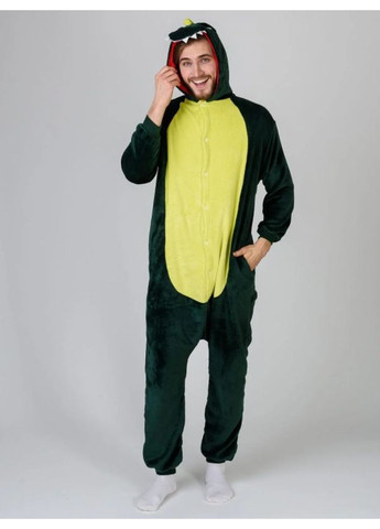 Піжама кігурумі Зелений дракон (динозавр) L (165-175 см) Jamboo (369669376)