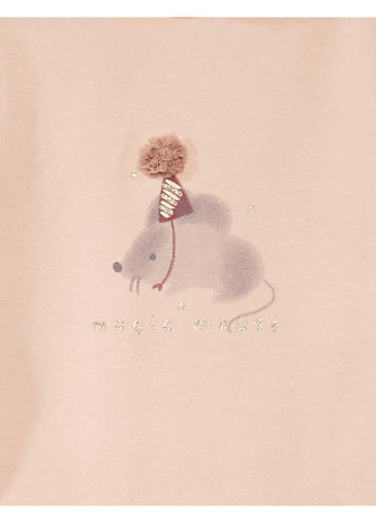 Водолазка,світло-рожевий з принтом, Kiabi (360724944)