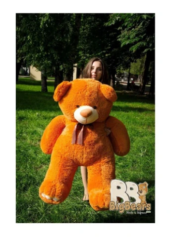 Мишка плюшевый 160 см. Рыжий КИ-114-1222 No Brand (390200976)