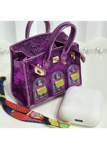 Модний чохол-брелок для навушників, гарнітури чи дрібних речей у вигляді сумочки відомого бренду 7,5х6,5х3,5 см. B&S (372474464)