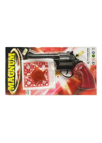 Игрушечный револьвер "Magnum" c пистонами 280GG с значком блистер Golden Gun (369751094)