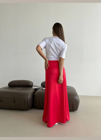 Красная юбка popluzhnaya