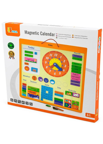 Іграшка на стіну Календар магнітний (50377) Viga Toys (323097078)