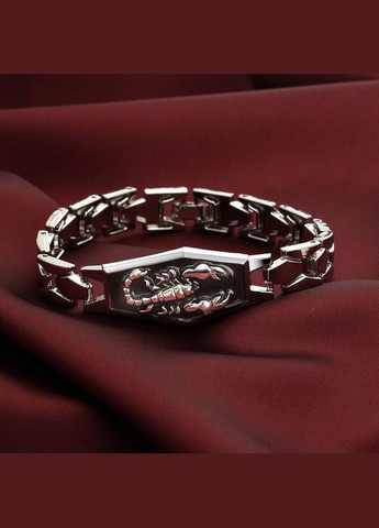 Мужской браслет из нержавеющей стали Скорпион – непредсказуемость, стремительность 19 см Fashion Jewelry (285110622)