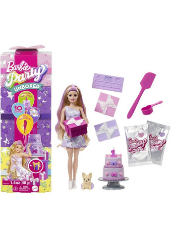 Кукла Вечеринка-сюрприз в лиловых тонах Barbie (323468200)