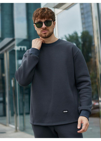 Чоловічий теплий костюм "Synergy" графітовий світшот і штани Intruder (359226990)