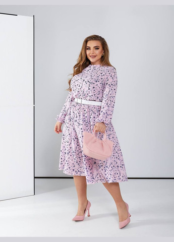 Фіолетова жіноча вільна сукня із софту колір фіолетовий р.42/46 450388 New Trend