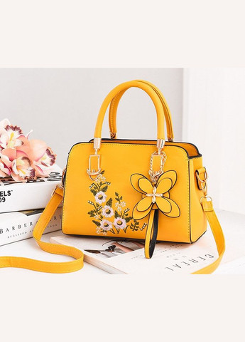 Жіноча міні сумочка з вишивкою квітами, маленька жіноча сумка з квіточками Brettani (336552338)