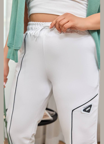 Белые спортивные, повседневный демисезонные карго брюки LeVi