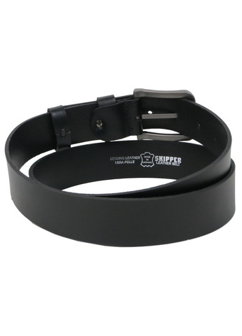 Чоловічий ремінь для джинсів, Україна чорний 3,8 см Skipper (361156800)