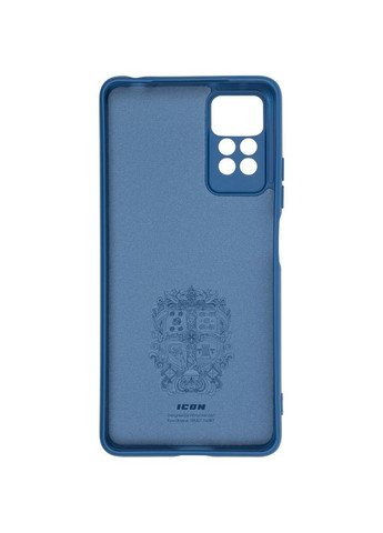 Чехол ICON Case для Xiaomi Redmi Note 12 Pro 4G Camera cover Dark Blue (ARM69373) ArmorStandart (322913449)